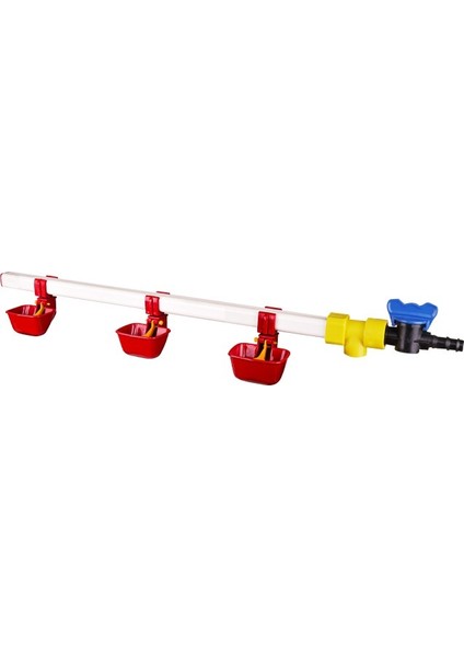 Nipel Suluk Sistemi 20 Tavukluk 60 cm 3 Nipelli Dilli Çanaklı