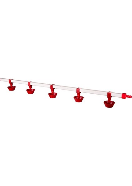 Eko Nipel Suluk 100 cm 5 Nipelli Yaylı Çanaklı 40 Tavukluk