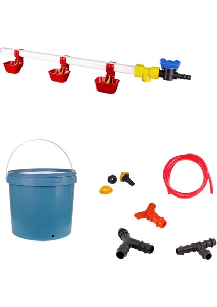 Nipel Tavuk Suluğu 20 Lt Depolu Dilli Çanaklı (Set/11)