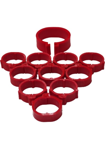 Tavuk Bileziği 18 mm 50 Lik Pk. Kırmızı