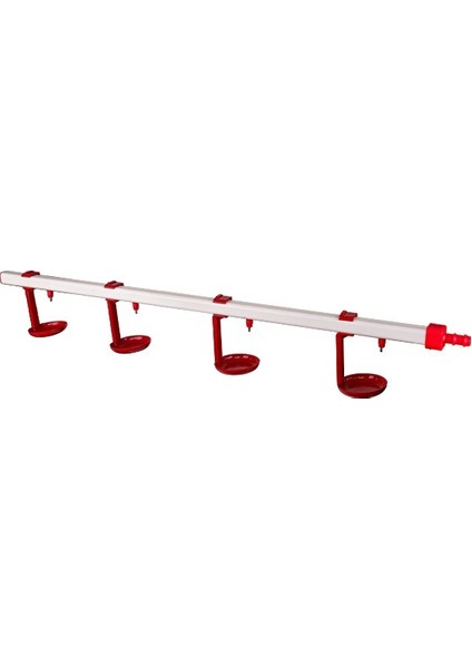 Eko Nipel Suluk 80 cm 4 Nipelli Askılı Çanaklı 30 Tavukluk
