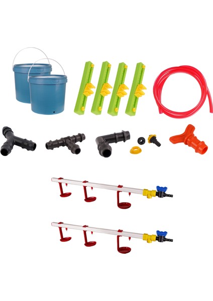 Nipel Suluk Seti Montaj Aparatlı 40 Lt Depolu (Set/48)