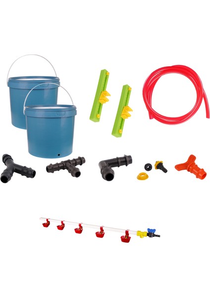 Nipel Suluk Seti Montaj Aparatlı 40 Lt Depolu (Set/63)