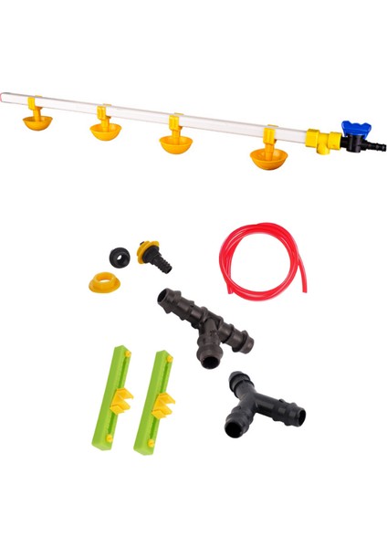Nipel Suluk Sistemi Montaj Aparatlı Yaylı Çanaklı Civciv Nipeli 80 cm