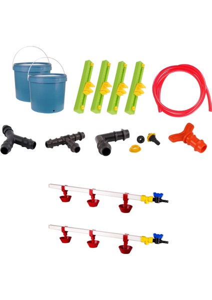 Nipel Suluk Seti Montaj Aparatlı 40 Lt Depolu (Set/50)