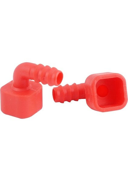 Nipel Suluk Yapımı Için Kare Boru Hortum Girişi Dirsekli