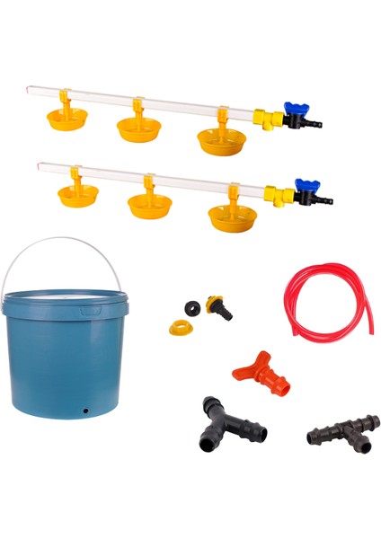 Nipel Hindi Suluğu 20 Lt Depolu Büyük Yaylı Çanaklı (Set/36)