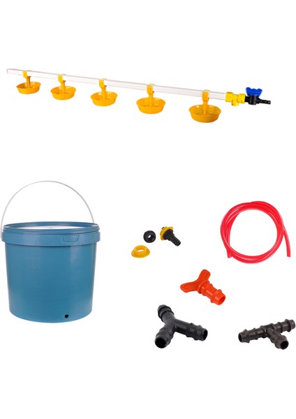 Nipel Hindi Suluğu 20 Lt Depolu Büyük Yaylı Çanaklı (Set/39)