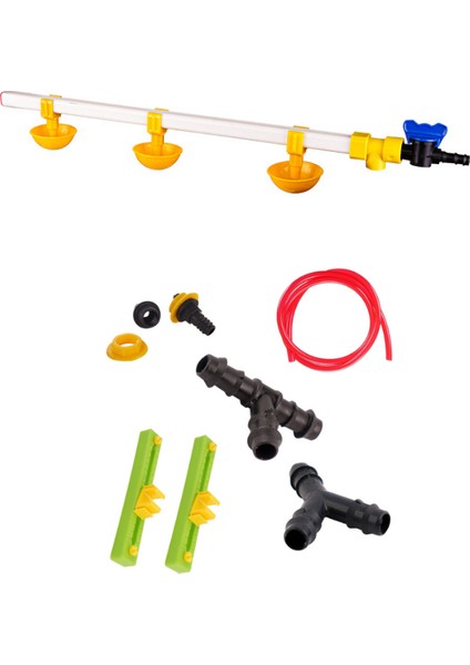 Nipel Suluk Sistemi Montaj Aparatlı Yaylı Çanaklı Civciv Nipeli 60 cm