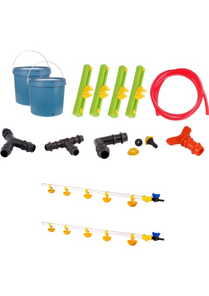 Nipel Suluk Seti Montaj Aparatlı 40 Lt Depolu (Set/72)