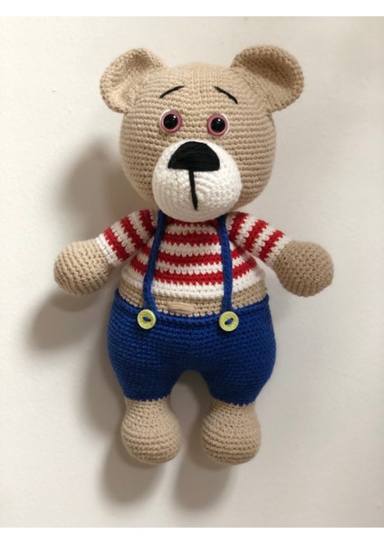 Amigurumi El Yapımı Örgü Göbüşlü Ayıcık Oyuncak