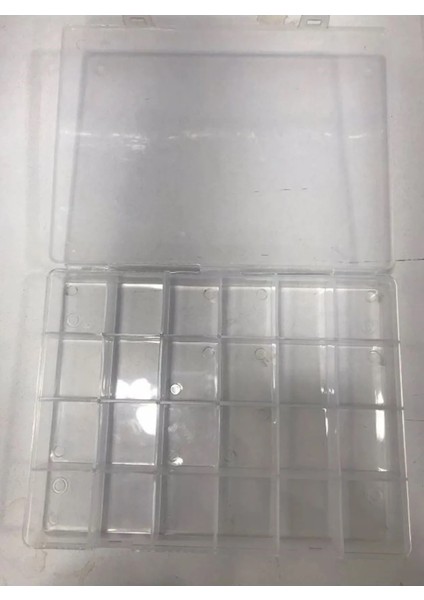 24 Bölmeli Kolye Yüzük Takı Kutusu Organizer Düzenleyici Kutu 25,50 19 cm Ölçülerinde fırsatları