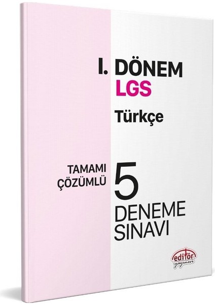 8. Sınıf LGS Türkçe 1. Dönem 5 Deneme