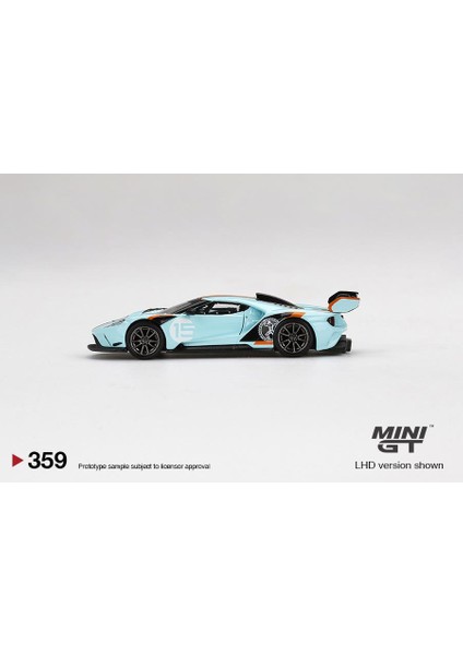 359 Ford Gt Mk Iı #002 Mavi/turuncu 1:64 Model Araba