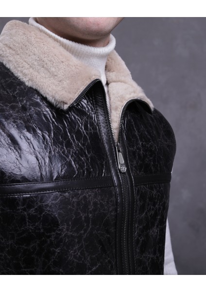 Erkek Hakiki Deri Kürklü Yelek fırsatları