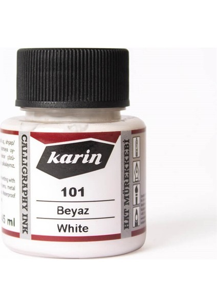 Hat Mürekkebi 45 Ml. 101 Beyaz