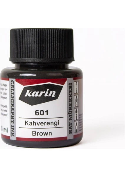 Hat Mürekkebi 45 Ml. 601 Kahverengi