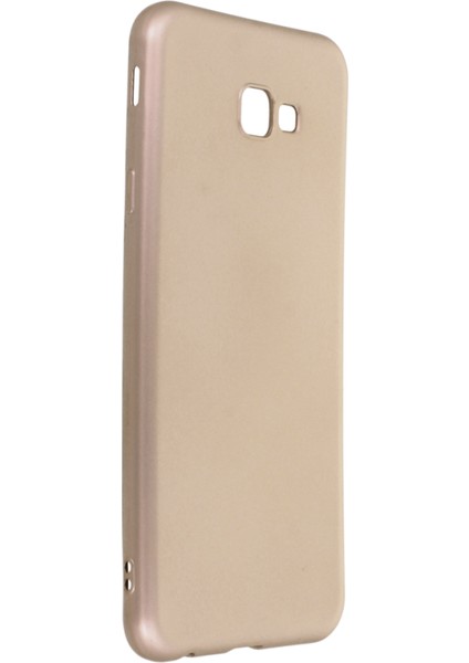 Samsung Galaxy J4 Plus Kılıf Premium Rubber Silikon - Gold