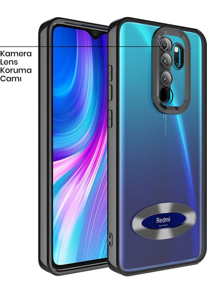 Xiaomi Redmi Note 8 Pro Kılıf Zebana Glint Silikon Kılıf Siyah