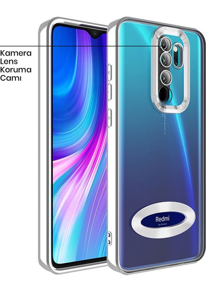 Xiaomi Redmi Note 8 Pro Kılıf Zebana Glint Silikon Kılıf Gri