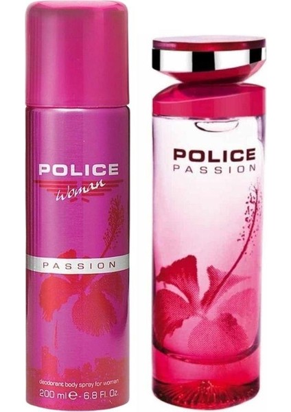 Passion Edt 100 ml + Body Spray 200ML Kadın Parfüm Set