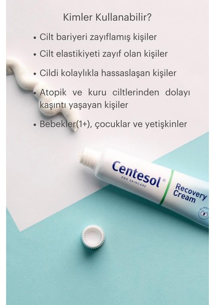 Centesol - Recovery Cream (Onarıcı Cilt Bakım Kremi - Cica Krem) 2 Adet 30 G + 30 G