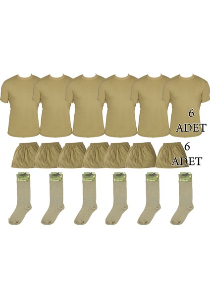6'lı Askerlik Seti Bedelli Acemi Temel Asker Malzemesi Paketi indirimleri