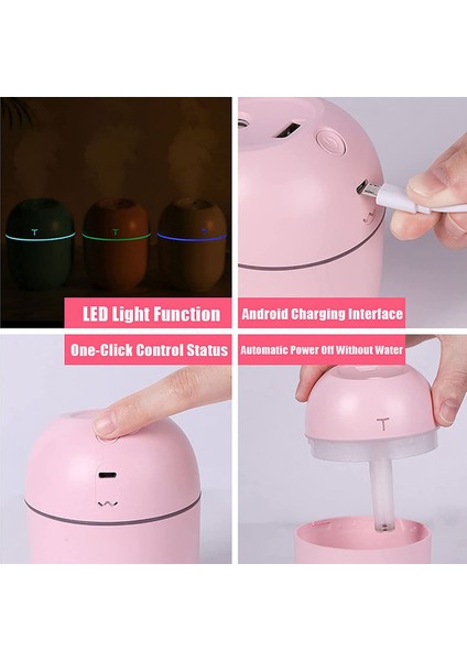 H2O Ultrasonik Aromaterapi Hava Nemlendirici Buhar Makinesi ve Aroma Difüzörü fırsatları