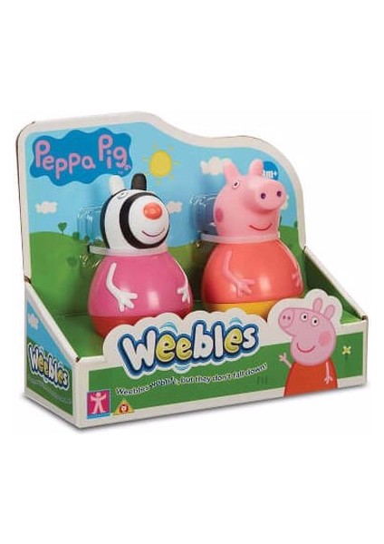 Peppa Pig Weebles Peppa Pig 2li Paket - 7666 Peppa Pig ve Zoe Zebra