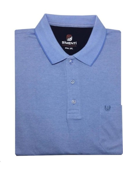 Yakalı Klasik Kısa Kol Erkek Tişört - 3541