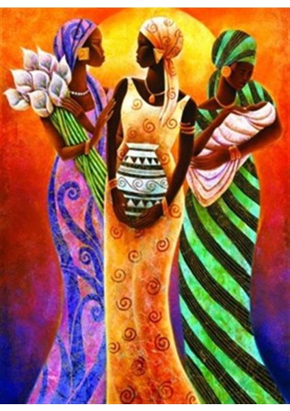 Afrikalı Kadınlarr 45 x 60 cm