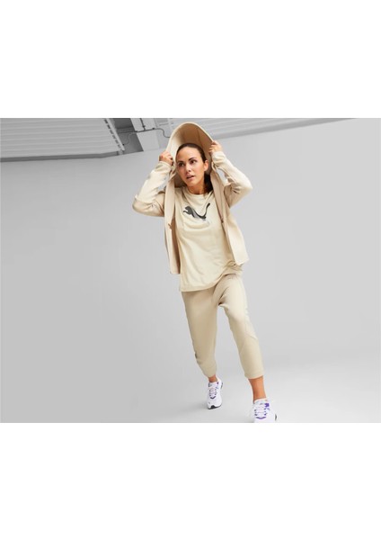 Evostripe High-Waist Pants Kadın Günlük Eşofman Altı 67311888 Krem