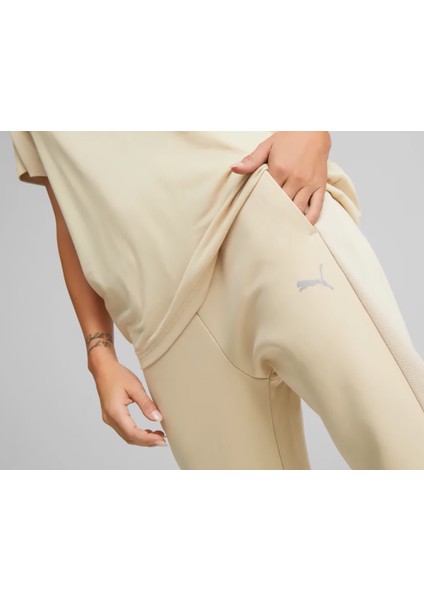 Evostripe High-Waist Pants Kadın Günlük Eşofman Altı 67311888 Krem