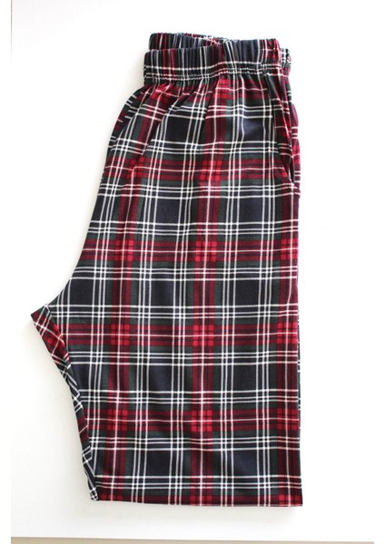 Büyük Beden Pijama Altı Modal Kumaş Modern Estetik Çizgili Unisex Erkek Pijama Altı