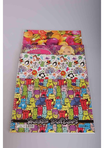 Spiralli Resim Defteri 17*24 cm 15 Yaprak