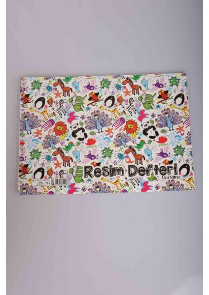 Spiralli Resim Defteri 17*24 cm 15 Yaprak modelleri