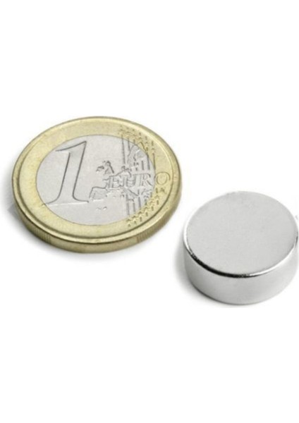 15 x 5mm Yuvarlak Süper Güçlü Neodyum Mıknatıs