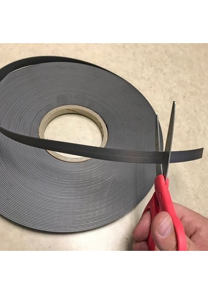 5 Metre Naturel Şerit Mıknatıs Magnet , En: 2 cm