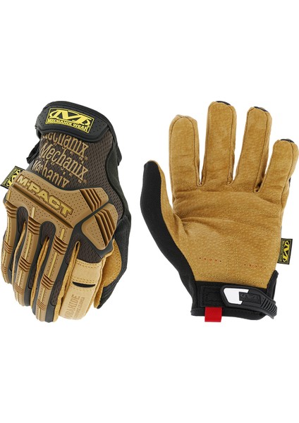 Wear® M-Pact Durahide Leather Deri Eldiven (Siyah/kahve)