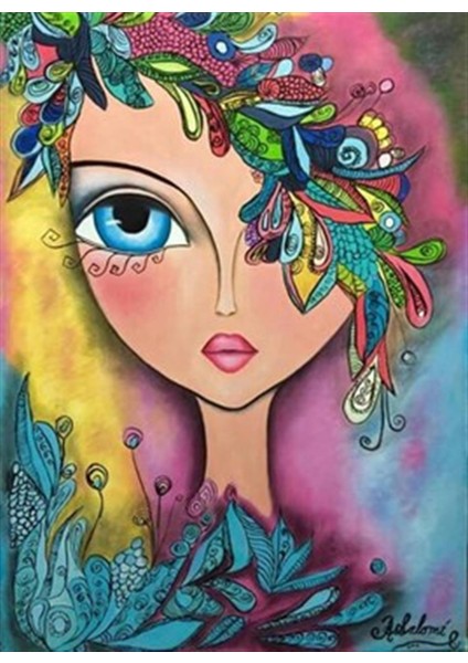 Desenli Işlemeli Taç 41 x 61 cm