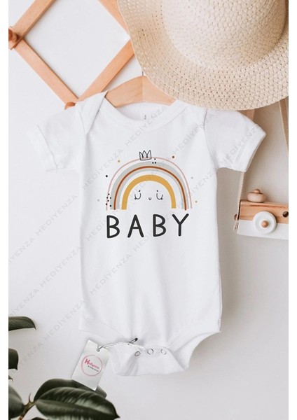 Baby Özel Tasarım Bebek Zıbın Pamuklu Çıtçıtlı Body