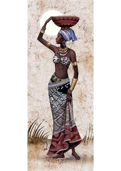 Afrikalı Kadın 25 x 66 cm