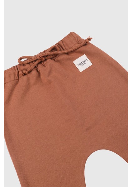 Bağcıklı Basic Pantolon Camel Kahverengi