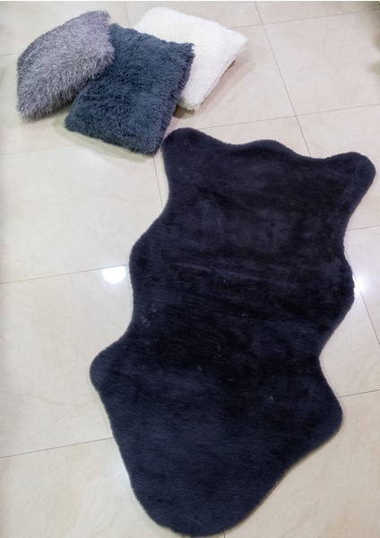Tavşan Tüyü Peluş Post Halı