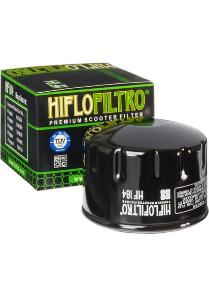 Hiflo HF184 2003-2015 Gilera Nexus 500 Uyumlu Yağ Filtresi