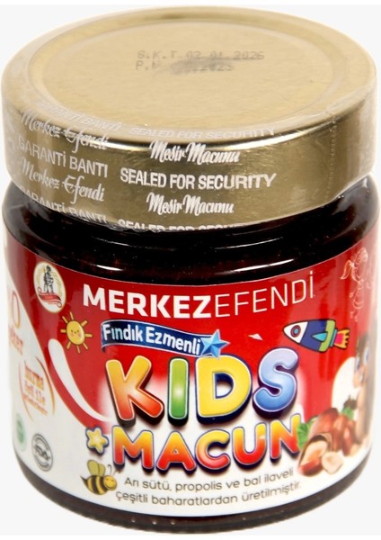 Kids Çocuklar Için Özel Arı Sütü, Pekmez, Bal ve Vitamin Katkılı Fındık Ezmeli Macun fiyatları