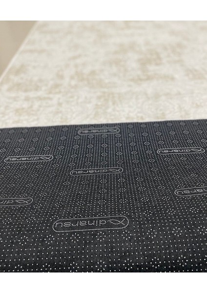 Jel Kaymaz Halı Asos Nevra Krem Kaymaz Taban Yolluk Yıkanabilir Halı Krem Spor Saçaklı modelleri