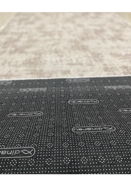 Jel Kaymaz Halı Asos Nevra Vizon Kaymaz Taban Yolluk Yıkanabilir Halı Krem Spor Saçaklı modelleri