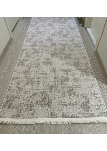 Jel Kaymaz Halı Asos Nevra Vizon Kaymaz Taban Yolluk Yıkanabilir Halı Krem Spor Saçaklı fiyatları