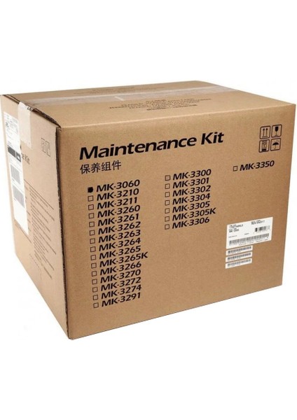MK-3060 Orjinal Bakım Kiti - Maintenance Kit